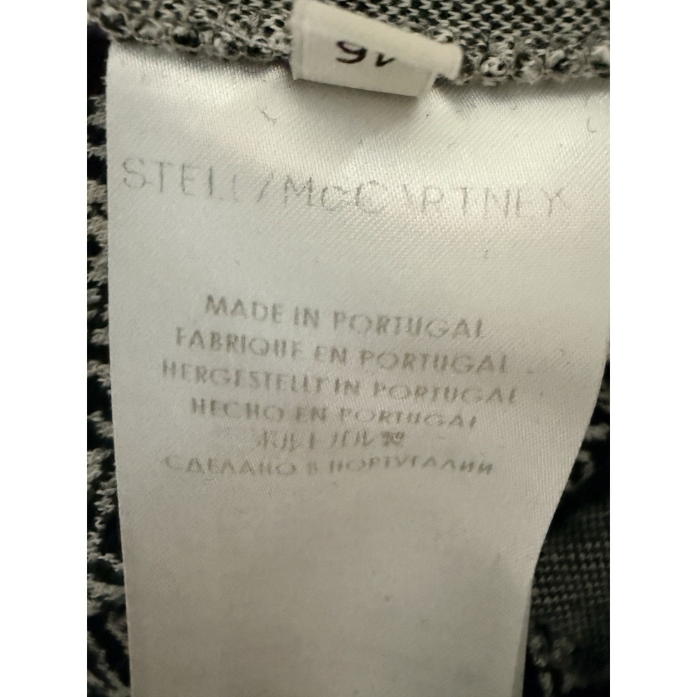 Stella McCartney Dress 46 Wool Blend Textured Knit Asymmetrical Hem Minimalist - Picture 16 of 16